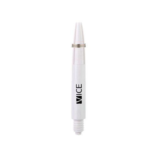 Násadky na šípky ONE80 Proplast Vice stredné biele, 41mm