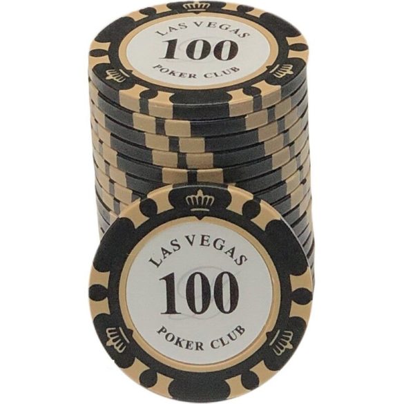 Pokrová sada Las Vegas Pokerclub 500 ks, 14g, vysoké hodnoty
