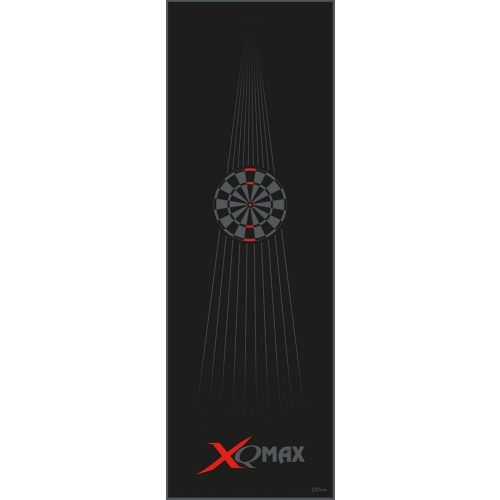 Koberec pred terč XQ Max čierno-červený 237 x 80 cm