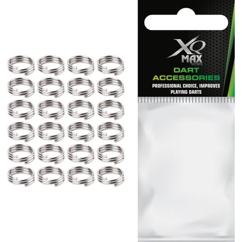 Zvieracie krúžky na násadky XQ Max O-rings strieborné 24ks