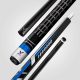 Pool biliardové tágo Rhino EVO Racing Velocity Blue, dvojdielne s karbónovou špicou