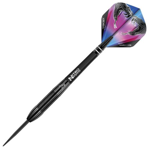 Šípky Red Dragon steel Peter Wright Snakebite 3 Black 26g, 90% wolfram
