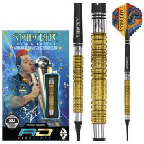   Šípky Red Dragon soft Peter Wright Double World Champion Gold Plus 20g, 90% wolfram