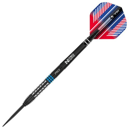 Sada steel šípok Red Dragon Vengeance Blue 22g, 90% wolfram