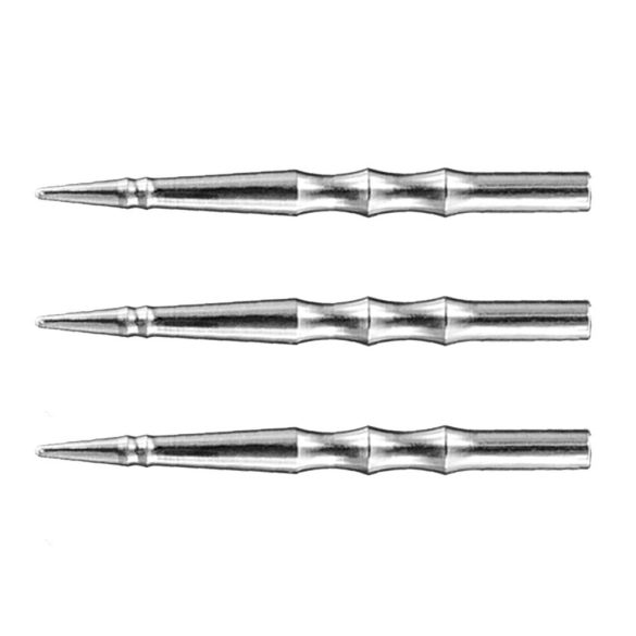 Hroty na šípky STEEL Harrows Sabre Machined Silver, kovové 32mm 3ks