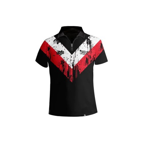 Oficiálny dres Shot Michael Smith White Strip, veľkosť XXL