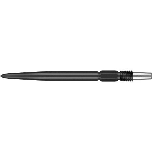 Hroty na šípky TARGET steel Swiss Point čierne, kovové 26mm - 3ks