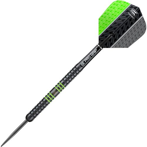Šípky steel TARGET  Vapor8 Black 21g, zelené, 80% wolfram