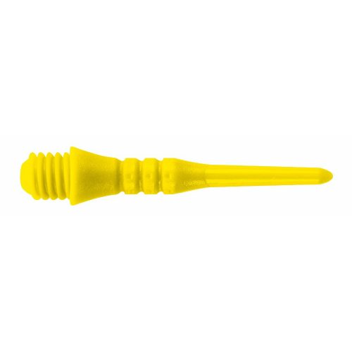 Hroty na šípky TARGET PIXEL soft, plastové žlté 50 ks/bal, závit 2BA