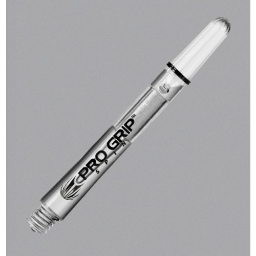 Násadky na šípky TARGET Pro Grip plastové otočné, priesvitné, dlhé