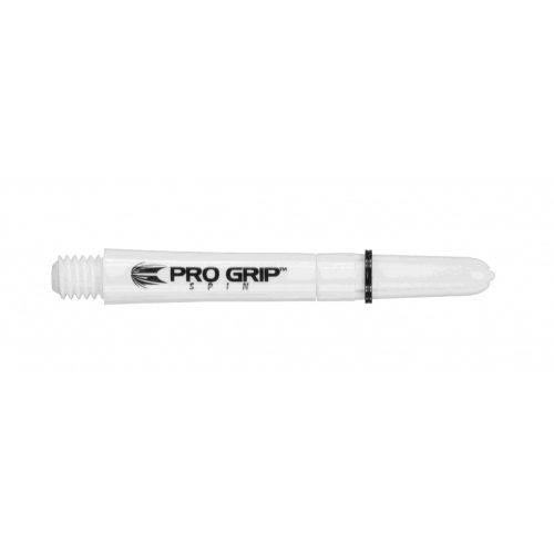 Násadky na šípky TARGET Pro Grip plastové otočné, biele, stredné