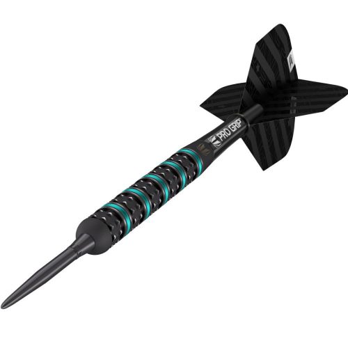 Sada šípok Target steel Rob Cross Voltage Black edition, Swiss point 24g, 90% wolfram