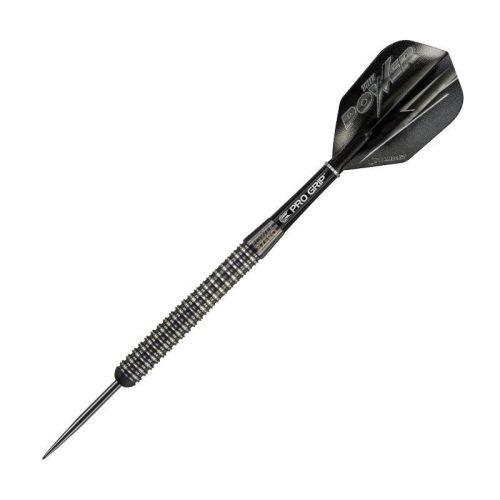 Šípky TARGET steel POWER 8ZERO black titanium 23g - Phil Taylor 80% wolfram