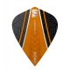 Letky na šípky Target RVB VISION ULTRA čierne, oranžové, kite, curve, Raymond van Barneveld