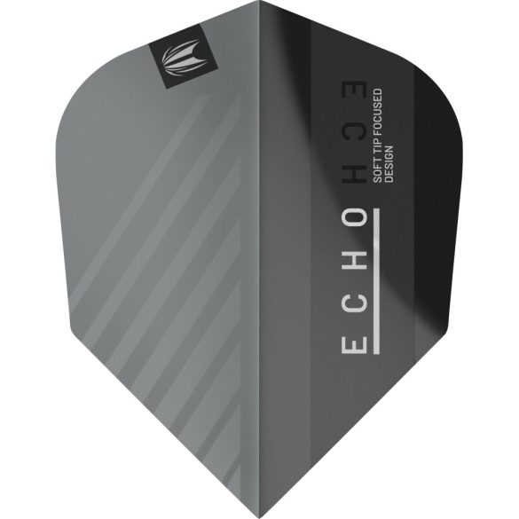 Letky na šípky Target ECHO PRO ULTRA No6, sivé, čierne