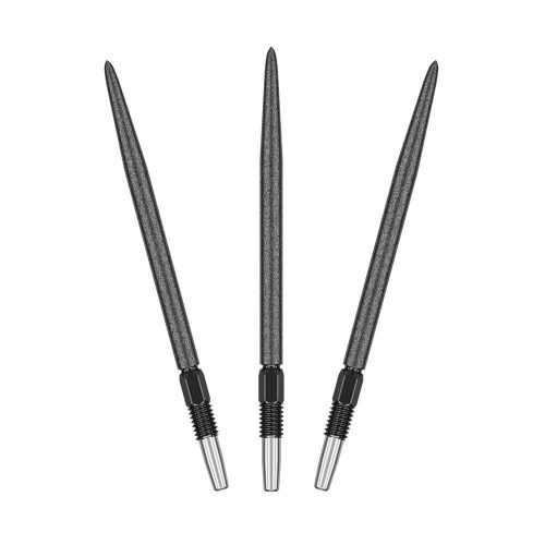 Náhradné hroty na steel šípky Target Swiss SLK čierne, 35mm - 3ks