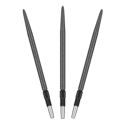 Náhradné hroty na steel šípky Target Swiss SLK čierne, 42mm - 3ks