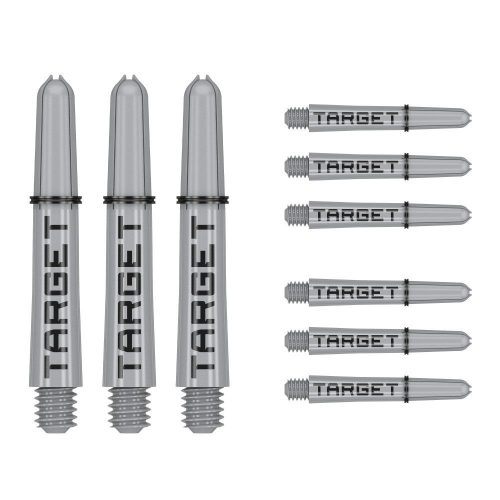 Násadky na šípky Target Pro Grip Tag 34mm, sivé, multi-pack
