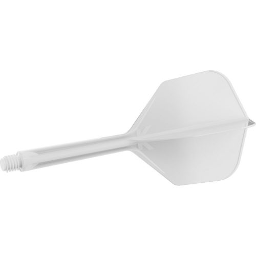 Letky a násadky na šípky v jednom Target K-Flex biele, No6 letky a dlhé násadky