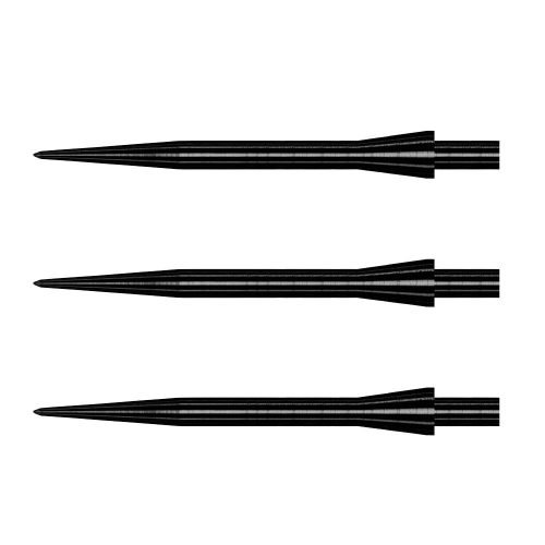 Hroty na steel šípky Winmau Velocity čierne, 32mm - 3ks