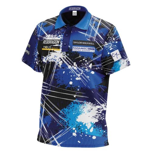 Turnajový dres Red Dragon Luke Humphries World Champion Tour Polo, veľkosť XXL